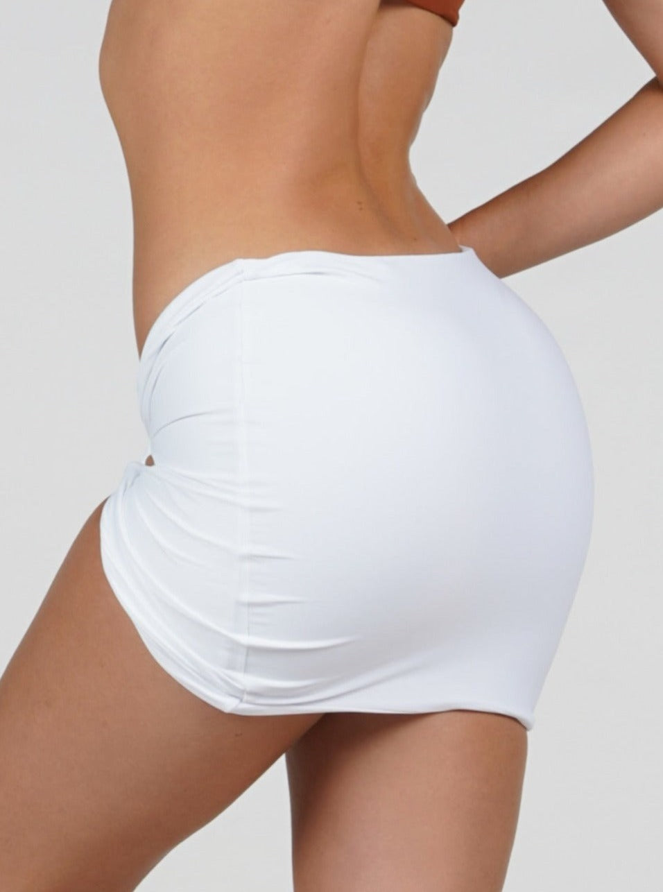 Infinity Skirt in Matte White