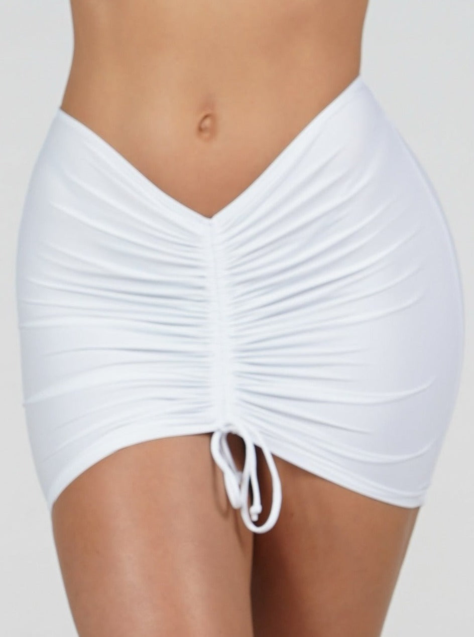 Bronte Skirt in Matte White