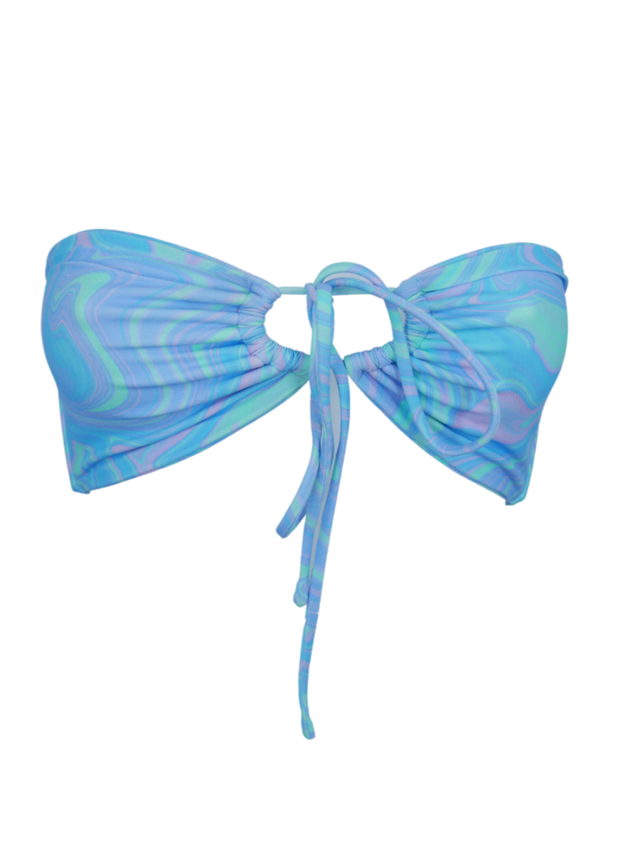 Sula Bikini Top in Bubblegum Baby