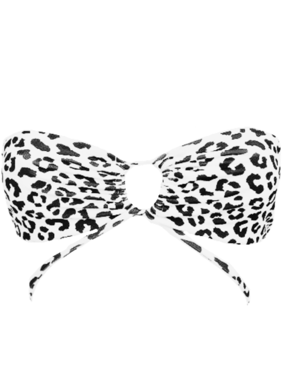 Vega Bikini Top in Saharan Leopard